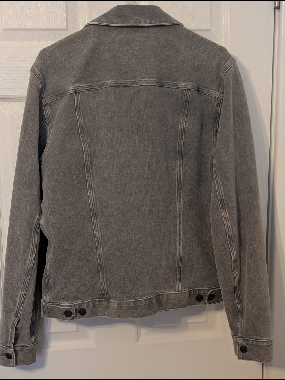 Hiroshi Kato "The Blade" Men’s Gray Stretch Denim Jacket Selvedge Made In USA - Picture 3 of 13